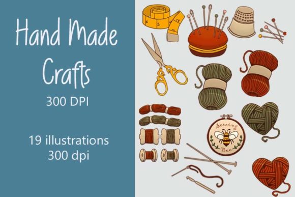 Download Crafting Materials Clip Art - Crafting materials Collection