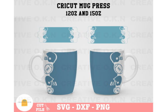 Download Football Cricut Mug Press Svg, Sport Mug - Football cricut Collection
