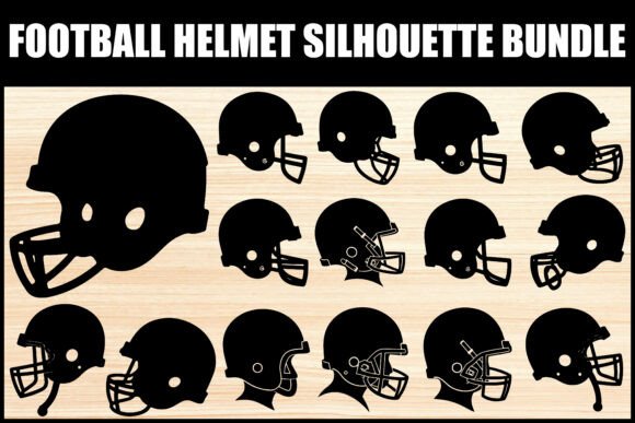 Download Football Helmet Silhouette Bundle - Premium Resources